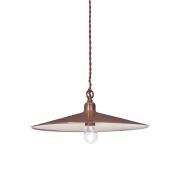 Ideal Lux Κρεμαστό Φωτιστικό Οροφής Μονόφωτο Cantina SP1 112732 E27 max 1 x 60W Rame