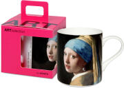 Konitz Κούπα 400ml Κορίτσι με το Μαργαριταρένιο Σκουλαρίκι by J.Vermeer Art Λευκή Πορσελάνη Σε Συσκ