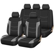 Auto Gs Super Sport All in One Σετ Καλύμματα Αυτοκινήτου Μαύρο-Γκρί
