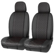 Auto Gs Elegance Πλατοκαθίσματα Αυτοκινήτου Σε 2 Τεμάχια Μαύρα