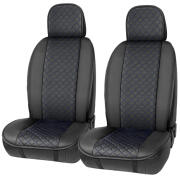 Auto Gs Elegance Πλατοκαθίσματα Αυτοκινήτου Σετ 2 Τεμάχια Μαύρα