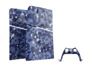 Maxx Tech MXT-SLFPBC-PS5 Faceplates Kit για PS5 Slim  Blue Wave Camo