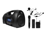 MusicMate Φορητό Ηχοσύστημα 125W RMS με Τηλεχειριστήριο και Ασύρματα Μικρόφωνα MM-SS340 Gallard