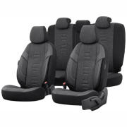 Otom Throne Καλύμματα Αυτοκινήτου Σετ Γκρι Μαύρο