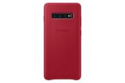 Samsung Leather Cover S10 + Red