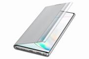 Samsung Case Clear View Cover Note 10 + Silver