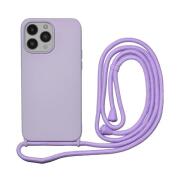Vivid Silicone Cover Lace Apple iPhone 14 Pro Lilac