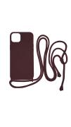 Vivid CrossBody Cover Apple iPhone 15 Plus Wine Red