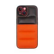 Vivid Puffer Back Cover Apple iPhone 15 Orange/Black