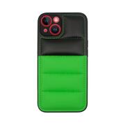 Vivid Puffer Back Cover Apple iPhone 14 Green/Black