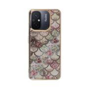 Vivid Mermaid Scale Silicone Case Xiaomi Redmi 12C Rose Gold