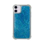 Vivid Liquid Glitter Case Apple iPhone 11 Blue