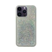Vivid Liquid Glitter Case Apple iPhone 14 Pro Silver