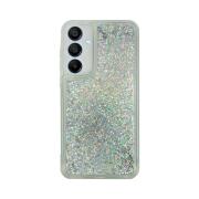 Vivid Liquid Glitter Case Samsung Galaxy A15 4G/5G Silver