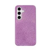Vivid Glitter Shine Plastic Hard Case Samsung Galaxy S24 Purple