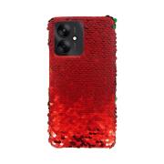 Vivid Sequin Case Redmi 13C Red