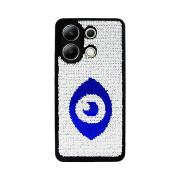 Vivid Sequin Case Redmi Note 13 4G Silver/Blue