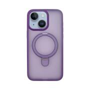 Vivid Magsafe Ring Stand PC Case Apple iPhone 15 Plus Purple