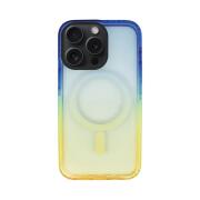 Vivid Magsafe Silicone Case Apple iPhone 15 Pro Blue/Orange