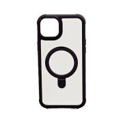 Vivid Magsafe Ring Stand Case Apple iPhone 14 Transparent/Purple
