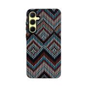 Vivid Ethnic Style Case Samsung Galaxy A55 5G Blue/Purple