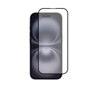 Vivid Full Face Tempered Glass Apple iPhone 16 Black
