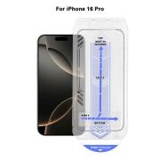 Vivid Full Face Tempered Glass W/Applicator Apple iPhone 16 Pro Black