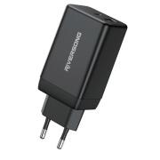 Riversong Travel Adapter PowerKub G65 Pro Dual USB Black