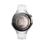 Huawei 55020EWD Watch 5 Stainless Steel 42mm Αδιάβροχο με eSIM και Παλμογράφο Λευκό