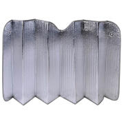 Auto Gs Ηλιοπροστασία Παρμπρίζ Αλουμινίου 150x80cm 1 Τεμάχιο