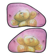 Auto Gs Ηλιοπροστασίες Αυτοκινήτου Γωνιακές Forever Friends 64x42cm 2 Τμχ