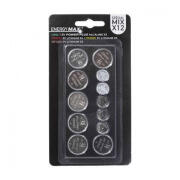 Σετ Μπαταρίες Λιθίου Κουμπιά 12 τμχ 5Five Simply Smart 133616