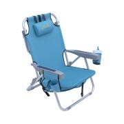 myResort Καρέκλα Παραλίας Αλουμινίου Γαλάζια με Μπράτσα
