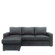 ArteLibre Καναπές Κρεβάτι Γωνιακός Sofia 220x155x81cm Γκρι