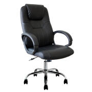 ARTELIBRE Καρέκλα Γραφείου Διευθυντή NELSON Μαύρο PVC 65x71x106.5-116cm