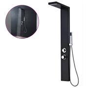 vidaXL Σύστημα Ντουζιέρας Πάνελ από Αλουμίνιο σε Ματ Μαύρο Χρώμα 142373