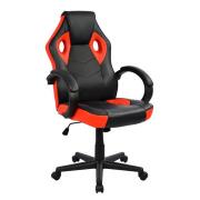 ArteLibre Καρέκλα Γραφείου PU 58x50x106-116cm Καλυψώ Κόκκινο