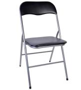 ArteLibre Kαρέκλα πτυσσόμενη Regale Μαύρο 44x48x82cm