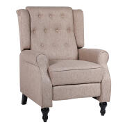 ARTELIBRE Πολυθρόνα Ανακλινόμενη ALNAIR Καφέ Ύφασμα 78x85x104cm