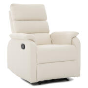 ARTELIBRE Πολυθρόνα Ανακλινόμενη TALITHA Μπεζ PU 79x97x101cm