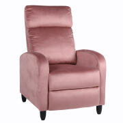 ARTELIBRE Πολυθρόνα Ανακλινόμενη ATRIA Σάπιο Μήλο Βελούδο 67.5x90x104cm