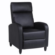 ARTELIBRE Πολυθρόνα Ανακλινόμενη ATRIA Μαύρο PU 67.5x90x104cm