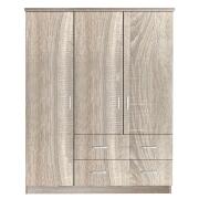 ArteLibre Ντουλάπα Latern 150x55x180cm Φυσικό Χρώμα