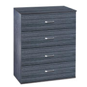 Arte Libre Συρταριέρα Μοριοσανίδα/Μελαμίνη Whitby 80x40x100cm Σκούρο Καρυδί