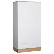 ARTELIBRE Ντουλάπα CAJSA Λευκό/Φυσικό Μοριοσανίδα 90x50x195cm