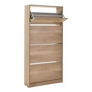 ARTELIBRE Παπουτσοθήκη DORIT Φυσικό Μοριοσανίδα/Μελαμίνη 73x24x148cm