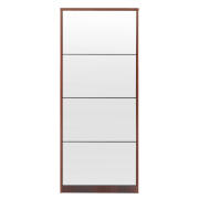 ARTELIBRE Παπουτσοθήκη LYKKE Καφέ Μοριοσανίδα/Μελαμίνη 50x24x148cm