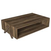ArteLibre Τραπεζάκι Σαλονιού Kos Σκούρο Καφέ 98x60x26cm