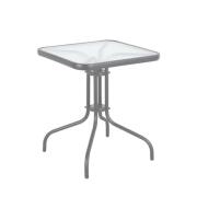 ArteLibre Τραπέζι Μεταλλικό Mars Γκρι 70x70x70cm