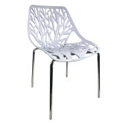 Arte Libre Καρέκλα Τραπεζαρίας PP Μέταλλο 54x57x81cm Hartman Λευκό